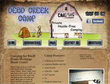 Tablet Screenshot of deadcreekcamp.com